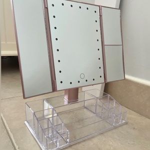 Rose Gold Makeup Mirror